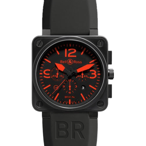 BR 01 94 Red Chronograph