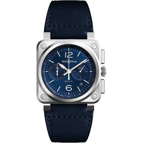 BR 03 94 Blue Steel Chronograph
