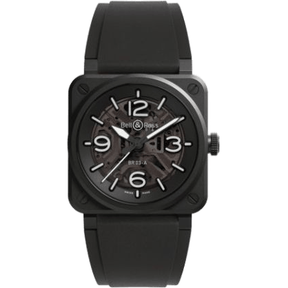 BR-03 92 Skeleton Black Ceramic