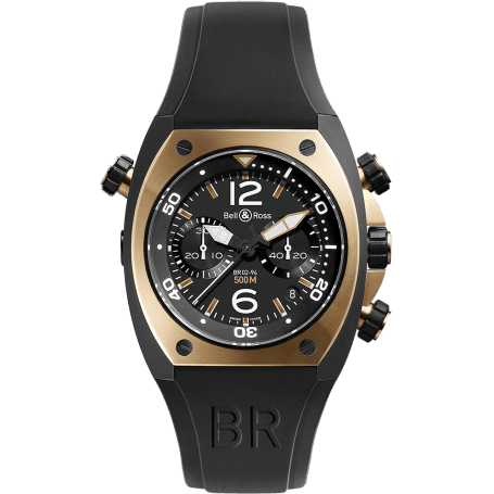 BR 02 92 Chronograph Rose Gold & Carbon