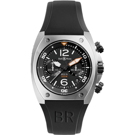 BR 02 94 Chronograph Steel