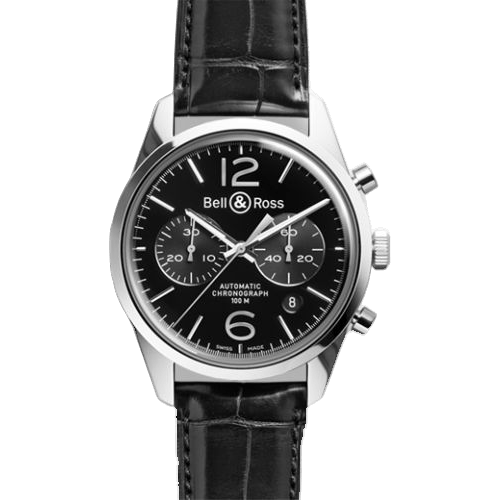 BR 126 Officer Black Chronograph