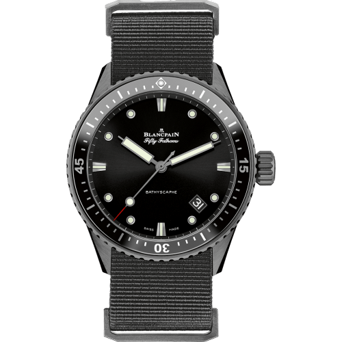 Fifty Fathoms Bathyscaphe Ceramic / Black / NATO