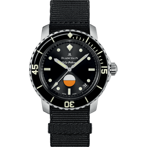 Fifty Fathoms MIL-SPEC Stainless Steel / Black / Canvas