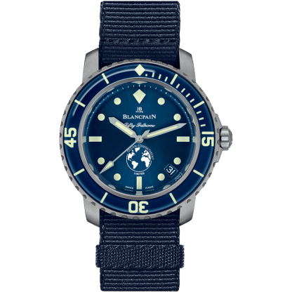 Fifty Fathoms Ocean Commitment III Blue / Blue / Blue NATO
