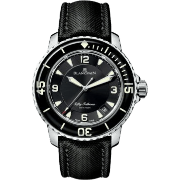 Fifty Fathoms Automatique Stainless Steel / Black / Black Canvas