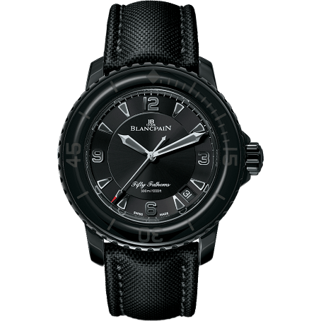 Fifty Fathoms Automatique DLC / Black / Black Canvas