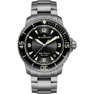 Fifty Fathoms Automatique Titanium / Black / Bracelet