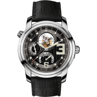 L-Evolution Tourbillon GMT 8 Jours White Gold