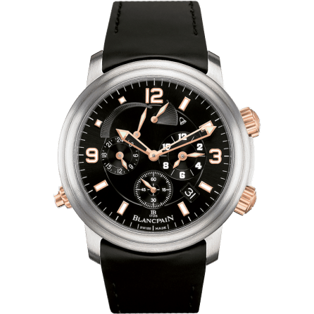 Léman Réveil GMT Titanium / Red Gold / Black / Rubber