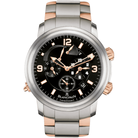 Léman Réveil GMT Titanium / Red Gold / Black / Bracelet
