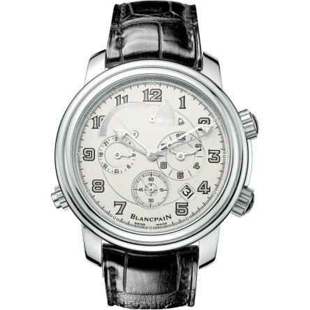 Léman Réveil GMT Stainless Steel / Opaline / Alligator