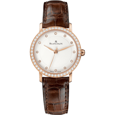 Villeret Ultraplate Automatique Ladies Red Gold / Opaline / Diamond