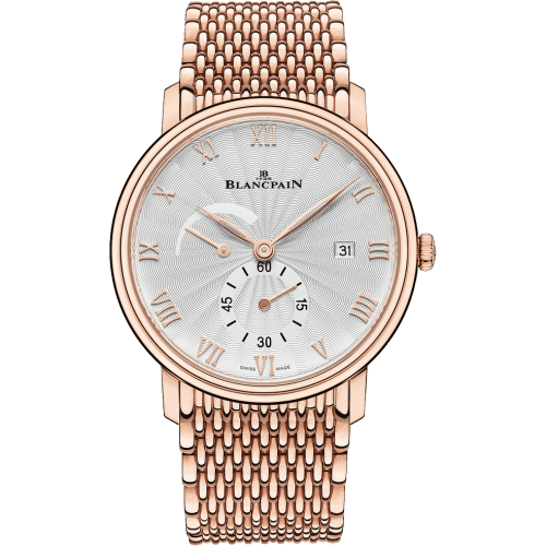 Villeret Ultraplate Power Reserve Date Red Gold / Stamped Opaline
