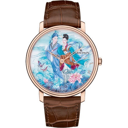 Villeret Manuelle Piece Unique Grand Feu Couple in Field