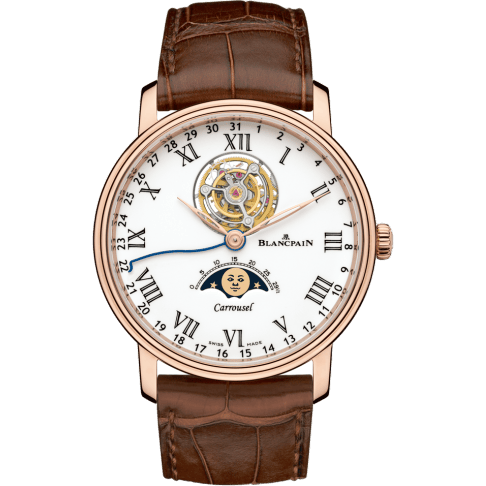 Villeret Carrousel Phase de Lune Red Gold