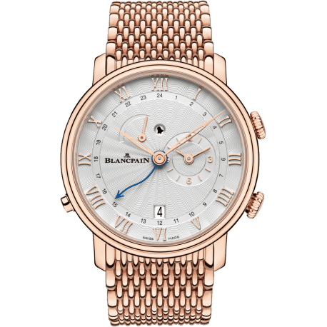 Villeret Réveil GMT Red Gold / Opalin / Bracelet