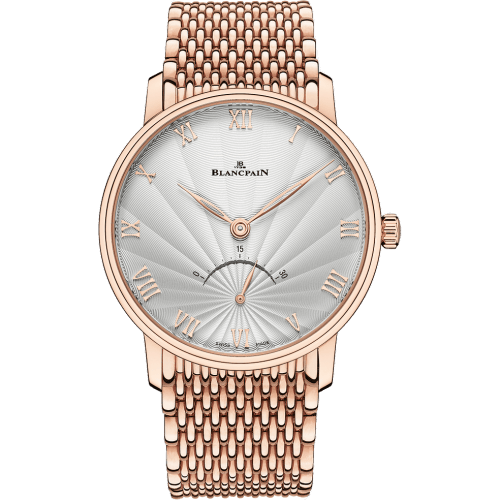 Villeret Ultraplate Seconde Rétrograde Red Gold / Opalin Flinqué / Bracelet