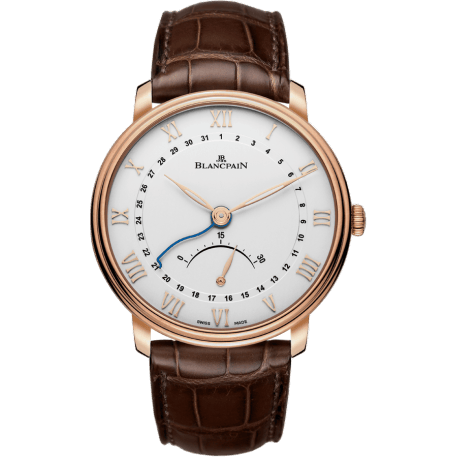 Villeret Ultraplate Quantième Seconde Rétrograde Red Gold / Opalin
