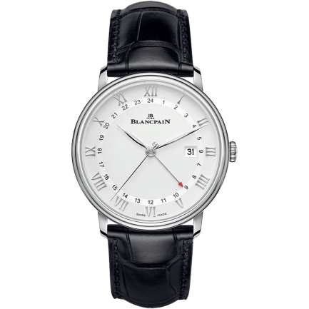 Villeret GMT Date Stainless Steel / White