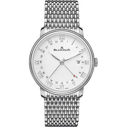 Villeret GMT Date Stainless Steel / White / Bracelet