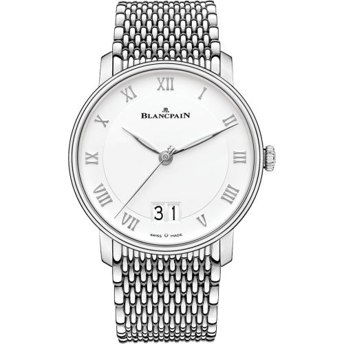 Villeret Grande Date Stainless Steel / White / Bracelet