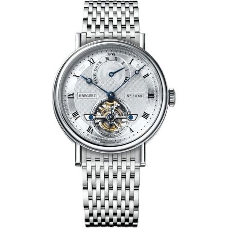 Tourbillon Five Days Platinum / Silver / Bracelet