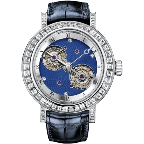 Double Tourbillon 5349 Platinum - Baguette / Blue