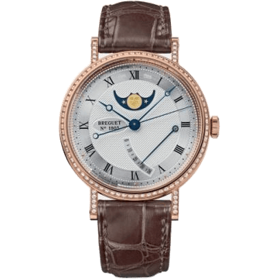 Classique 8788 Moonphase Rose Gold / Grand Feu Enamel