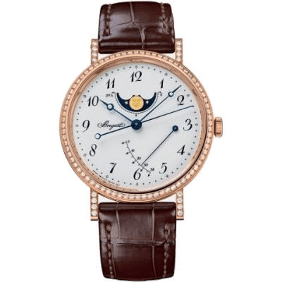 Classique 8788 Moonphase Rose Gold / Grand Feu Enamel