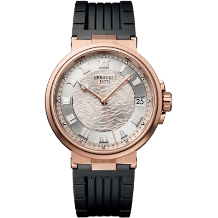 Marine 5517 Rose Gold / Silver / Rubber
