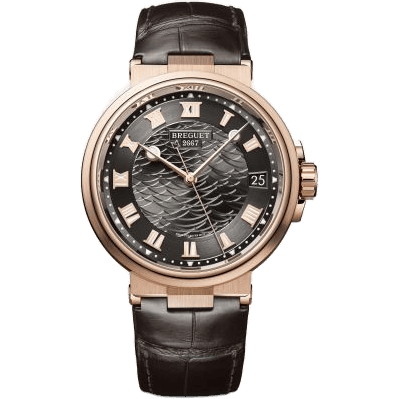 Marine 5517 Rose Gold / Slate Grey / Alligator