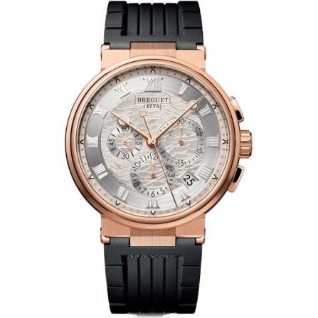 Marine Chronograph 5527 Rose Gold / Silver / Rubber