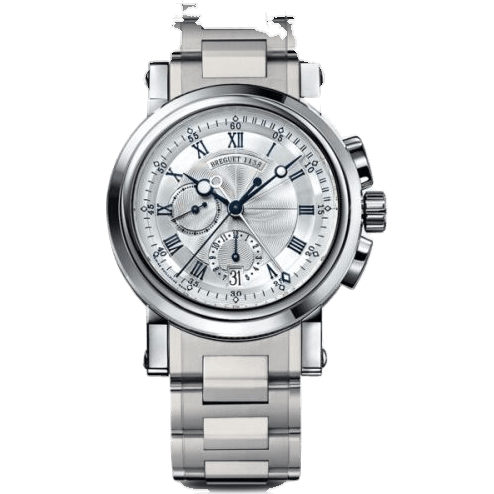 Marine Chronograph 5827 White Gold / Silver / Bracelet