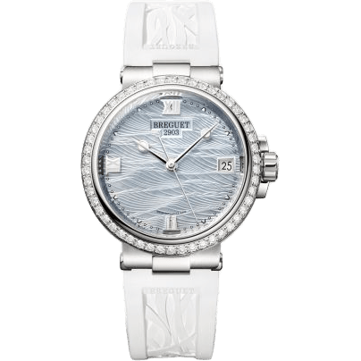 Marine Dame 9518 White Gold - Diamond / MOP / Rubber