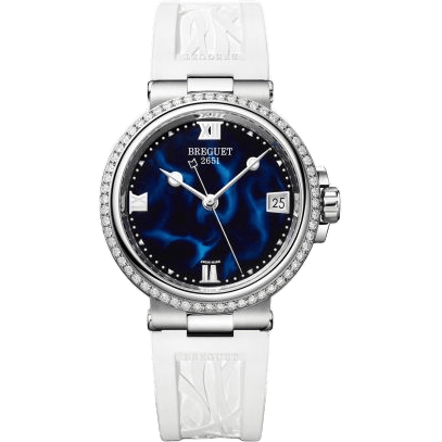 Marine Dame 9518 Stainless Steel - Diamond / Blue / Rubber