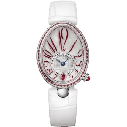 Reine de Naples 8918 White Gold - Rubies / MOP