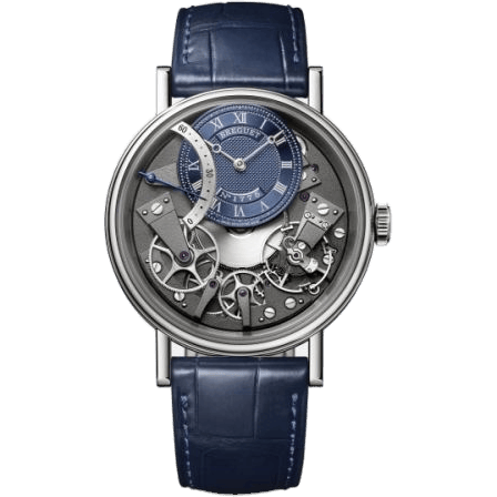 Tradition 7097 Automatique Seconde Retrograde White Gold / Blue