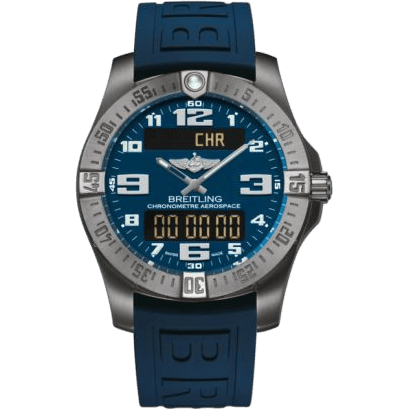 Aerospace Evo Titanium / Blue / Rubber / Pin