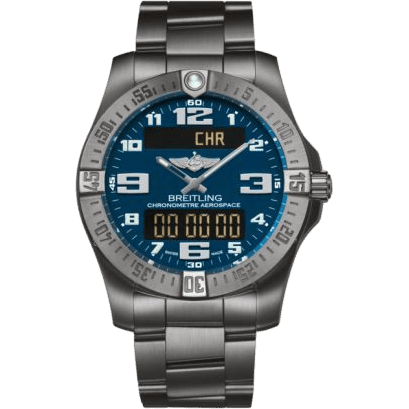 Aerospace Evo Titanium / Blue / Bracelet
