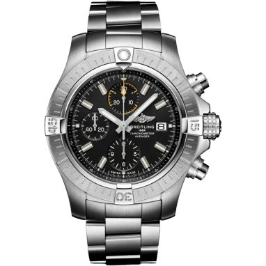 Avenger Chronograph 45 Stainless Steel / Black / Bracelet