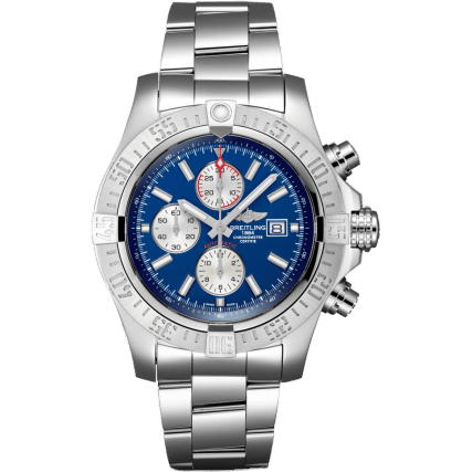 Super Avenger II Stainless Steel / Mariner Blue / Bracelet