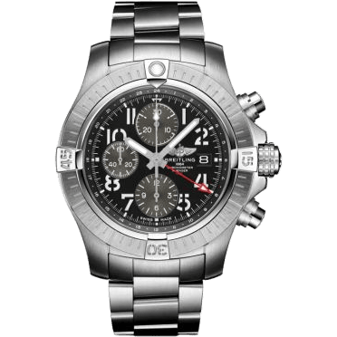 Avenger Chronograph GMT 45 Stainless Steel / Black / Bracelet