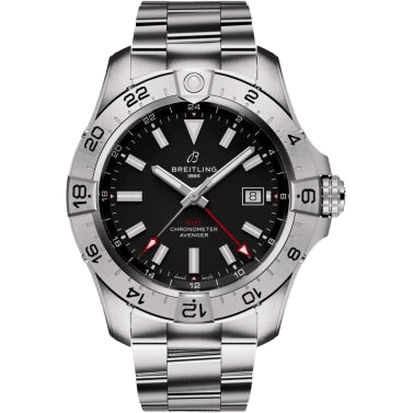 Avenger Automatic GMT 44 Stainless Steel / Black / Bracelet