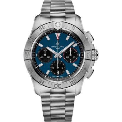 Avenger B01 Chronograph 42 Stainless Steel / Blue / Bracelet