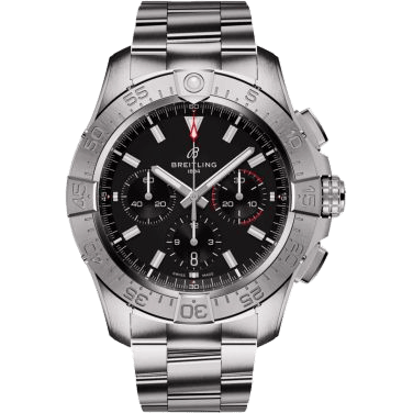 Avenger B01 Chronograph 44 Stainless Steel / Black / Bracelet