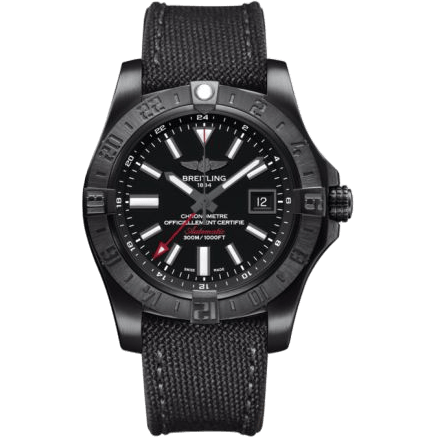 Avenger II GMT Black Steel / Volcano Black / Military
