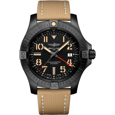 Avenger Automatic GMT 45 Night Mission / Black / Military / Pin