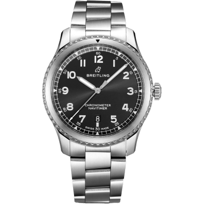 Navitimer 8 Automatic 41 Stainless Steel / Black / Bracelet