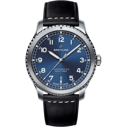 Navitimer 8 Automatic 41 Stainless Steel / Blue / Black Calf